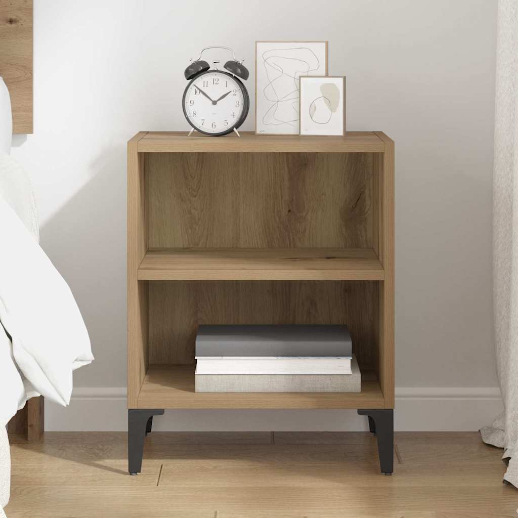 Bedside Cabinet Artisan oak 40 x 30 x 50 cm Engineered wood
